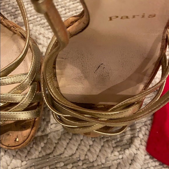 Christian loubouton cork heel - Picture 5 of 10